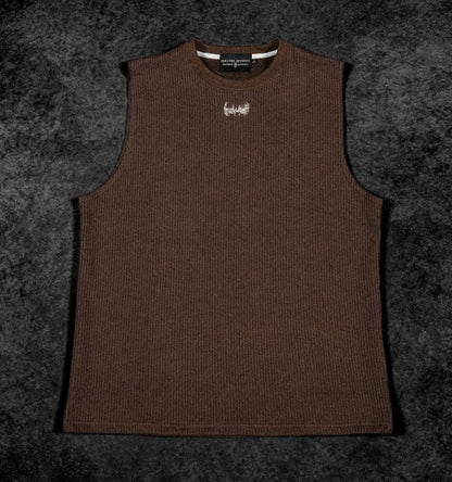 Waffle Knit Cut-off [ESPRESSO]