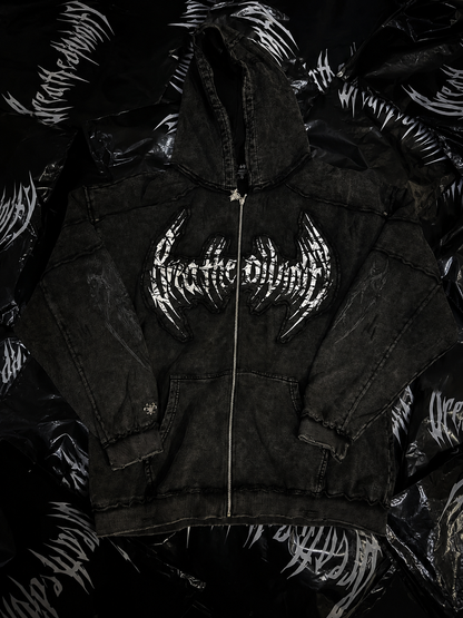 Ruined Oversized HODDIE [Ghost]